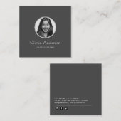 Visitekaartjes voor aangepaste juridische services (Voorkant / Achterkant)