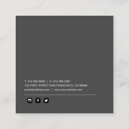 Visitekaartjes voor aangepaste juridische services (Achterkant)