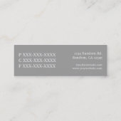 Visitekaartjes voor aangepaste rechtbank (Achterkant)