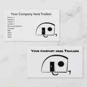 Visitekaartjes voor aanhangwagens (Voorkant / Achterkant)