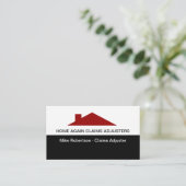 Visitekaartjes voor aanpassing verzekeringsschaden (Staand voorkant)