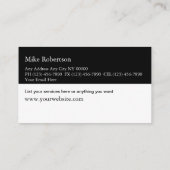 Visitekaartjes voor aanpassing verzekeringsschaden (Achterkant)