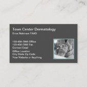 Visitekaartjes voor aanstelling van dermatoloog (Voorkant)