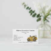 Visitekaartjes voor aardvervormer (Staand voorkant)