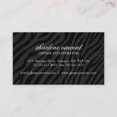 Visitekaartjes voor Accessoire Designer (Achterkant)