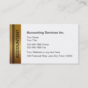 Visitekaartjes voor accountants