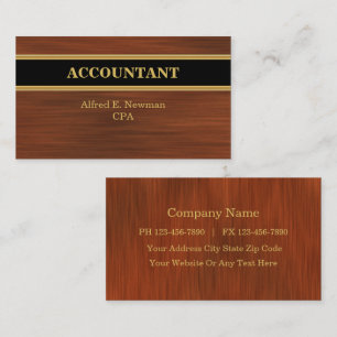 Visitekaartjes voor accountants