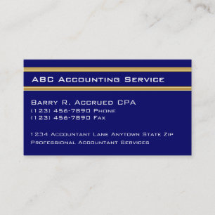 Visitekaartjes voor accountants