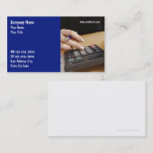 Visitekaartjes voor accountants (Voorkant / Achterkant)