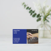 Visitekaartjes voor accountants (Staand voorkant)