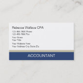 Visitekaartjes voor accountants (Voorkant)