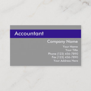 Visitekaartjes voor accountants