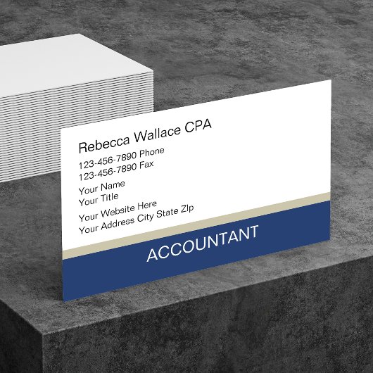 Visitekaartjes voor accountants