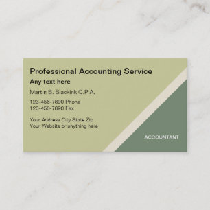 Visitekaartjes voor accountants