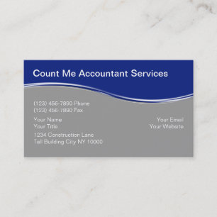Visitekaartjes voor accountants