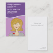 Visitekaartjes voor acute verzorgers (Voorkant / Achterkant)