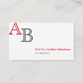 Visitekaartjes voor Advocaat (Achterkant)