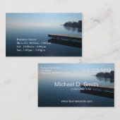 visitekaartjes voor afbeeldingen van het meer- en  (Voorkant / Achterkant)