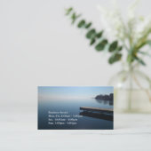 visitekaartjes voor afbeeldingen van het meer- en  (Staand voorkant)