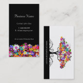 Visitekaartjes voor afspeelbloemen (Voorkant / Achterkant)