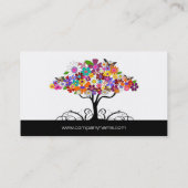 Visitekaartjes voor afspeelbloemen (Achterkant)