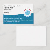 Visitekaartjes voor airconditioning (Voorkant / Achterkant)