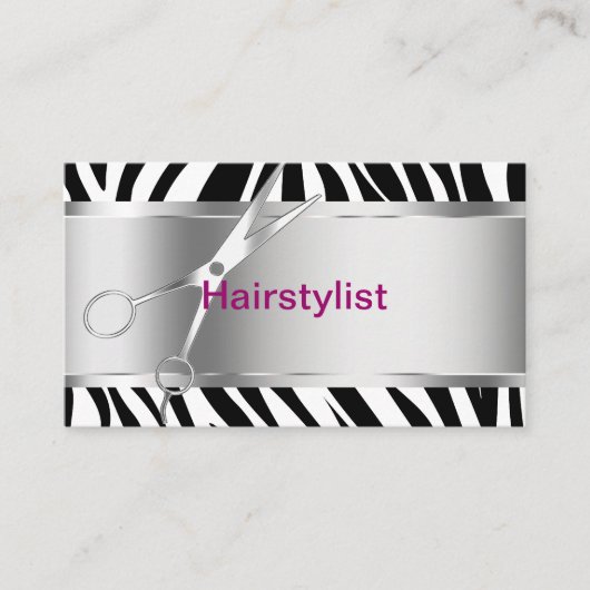 Visitekaartjes voor airdresser (Voorkant)