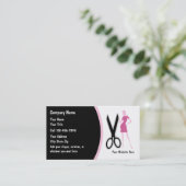 Visitekaartjes voor airdresser (Staand voorkant)