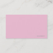 Visitekaartjes voor airdresser (Achterkant)