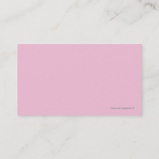 Visitekaartjes voor airdresser (Achterkant)