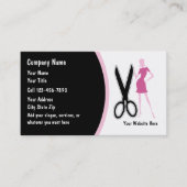 Visitekaartjes voor airdresser (Voorkant)