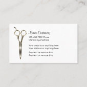 Visitekaartjes voor airdresser (Achterkant)