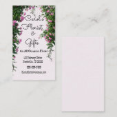 Visitekaartjes voor alle gelegenheidsflessen (Voorkant / Achterkant)