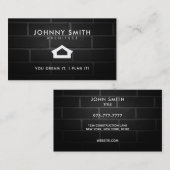 Visitekaartjes voor architect Slogans (Voorkant / Achterkant)