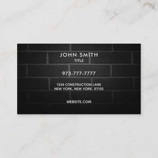 Visitekaartjes voor architect Slogans (Achterkant)