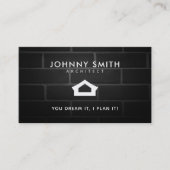 Visitekaartjes voor architect Slogans (Voorkant)