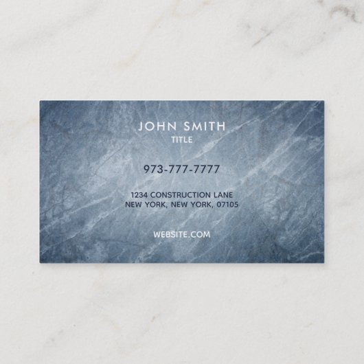 Visitekaartjes voor architect Slogans (Achterkant)