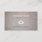 Visitekaartjes voor architect Slogans (Voorkant)