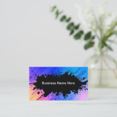 Visitekaartjes voor artistiek grafisch ontwerp (Staand voorkant)