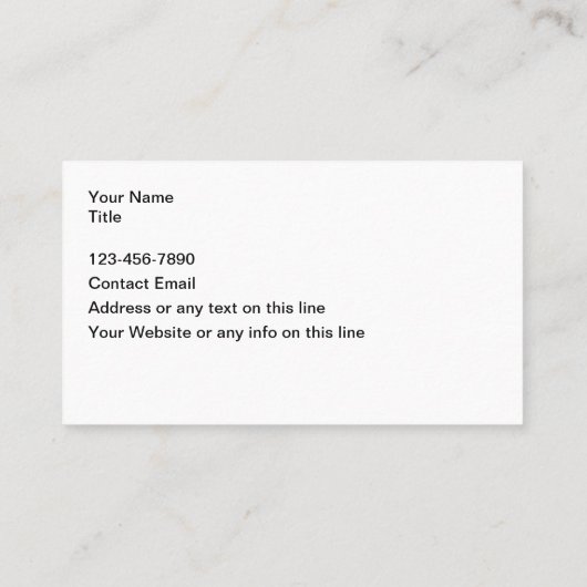 Visitekaartjes voor artistiek grafisch ontwerp (Achterkant)