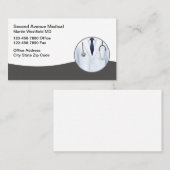 Visitekaartjes voor artsen en verzekeringen (Voorkant / Achterkant)