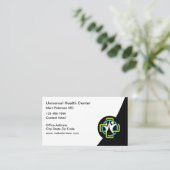 Visitekaartjes voor artsen in de gezondheidszorg (Staand voorkant)
