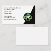 Visitekaartjes voor artsen in de gezondheidszorg (Voorkant / Achterkant)