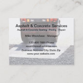 Visitekaartjes voor asfalt en beton (Voorkant)