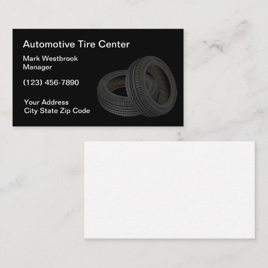 Visitekaartjes voor autobanden (Voorkant / Achterkant)