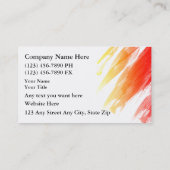 Visitekaartjes voor automatisch carrosseriefiltere (Achterkant)