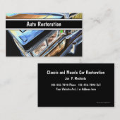 Visitekaartjes voor automatisch herstel (Voorkant / Achterkant)