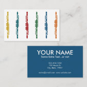 Visitekaartjes voor automatische afspeelapparatuur (Voorkant / Achterkant)