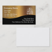 Visitekaartjes voor automatische gegevens van klas (Voorkant / Achterkant)