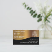 Visitekaartjes voor automatische gegevens van klas (Staand voorkant)